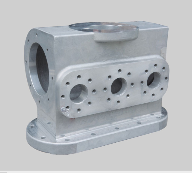 Gravity casting housing