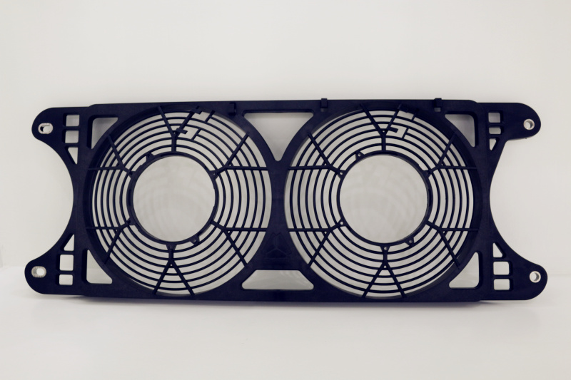 Injection molding fan part