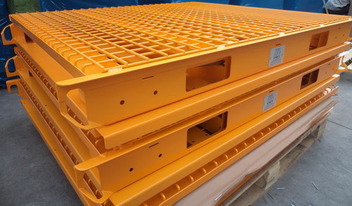 Metal fabrication pallet